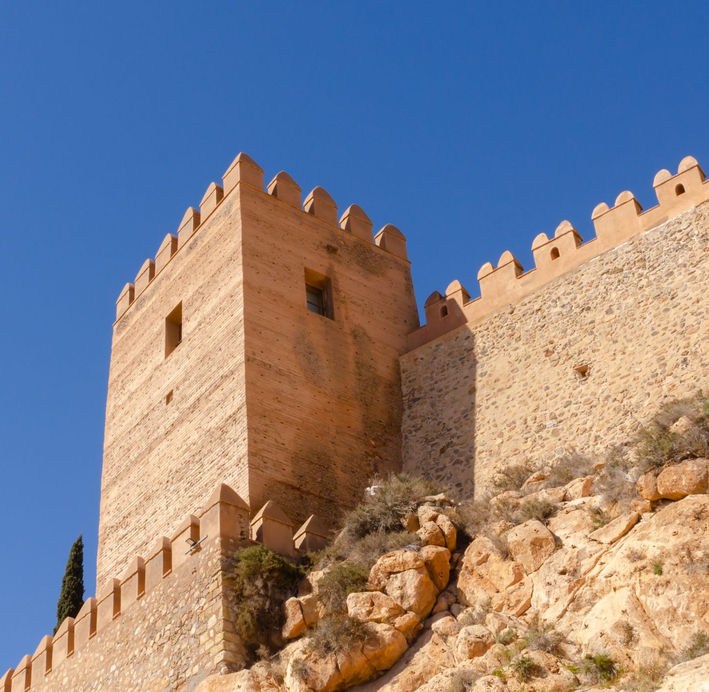 Almeria,,Spain,-,26,February,2024,The,Citadel,,Castle,,And
