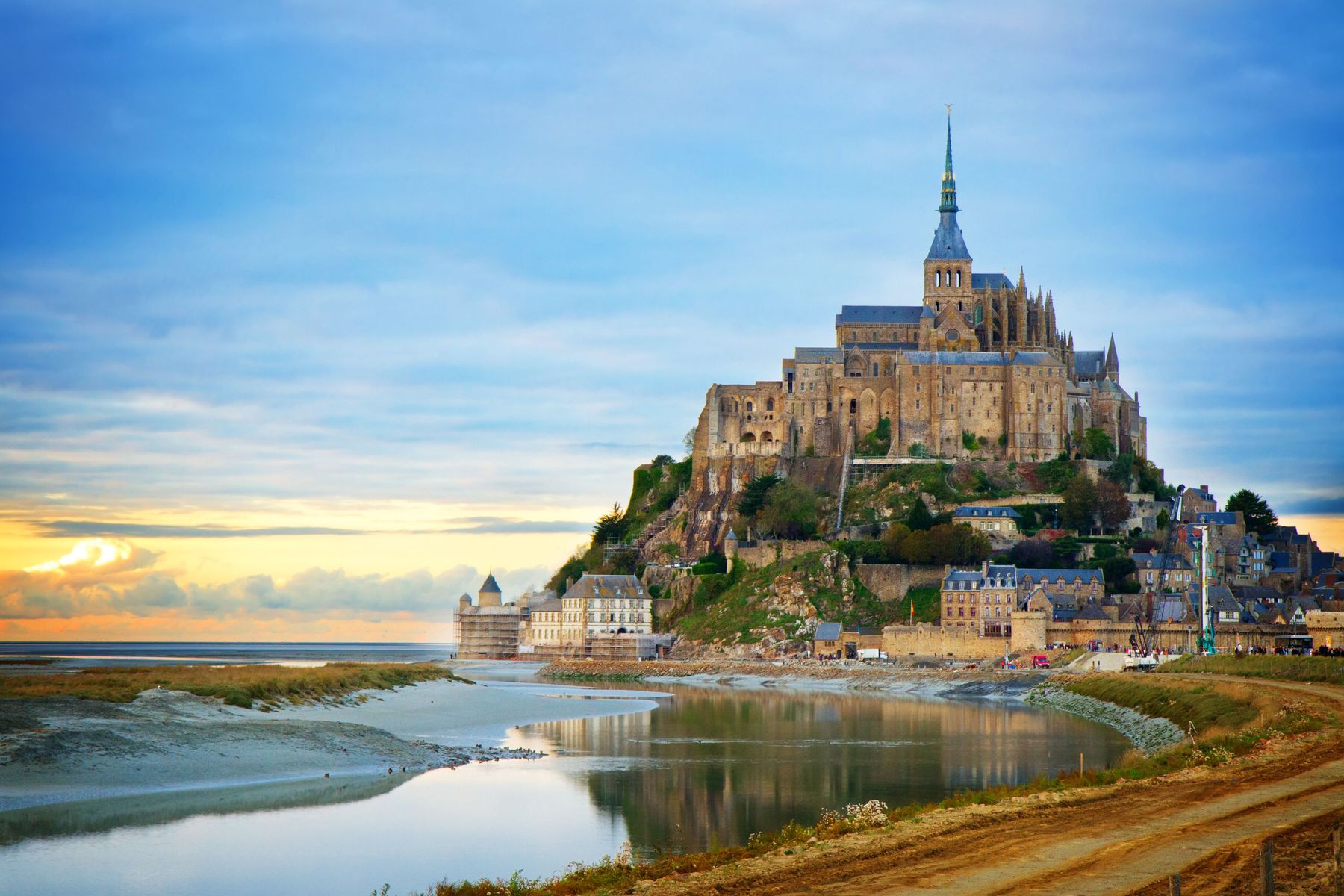 El Mont-Saint-Michel y su bahía, escenario de L’Enlisé du Mont-Saint-Michel